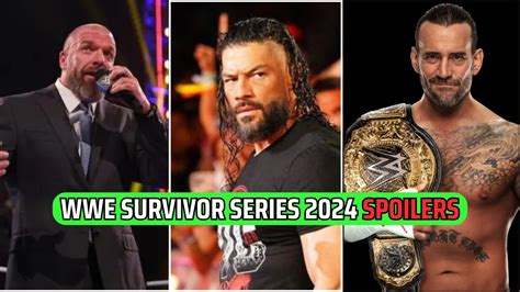 wwe survivor series